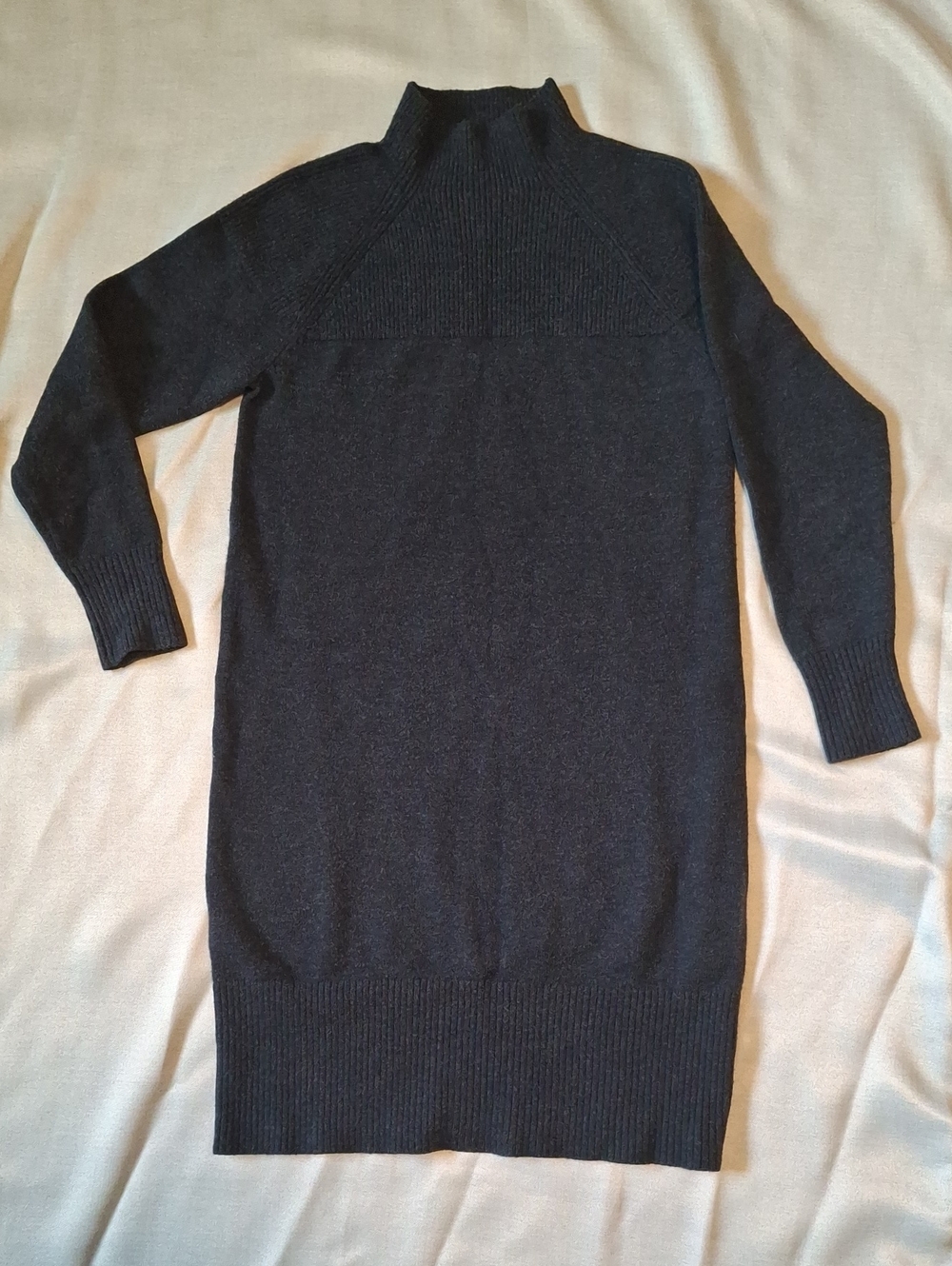 RW&CO Charcoal Knit Sweater Dress / Tunic Size M
